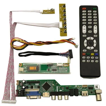 TV+HDMI+VGA+AV+USB Placa de sistem Driver Monitor Kit pentru LP171WP4 LP171WP4-TLA1 LP171WP4-TLB1 LCD Ecran cu LED-uri Panou