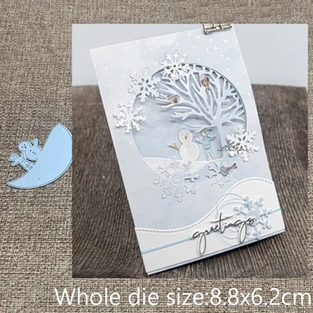 Noul Design Craft din Metal stencil mucegai Moare de Tăiere băiat om de zăpadă decor album mor reduceri Album Carte de Hârtie Ambarcațiuni Relief