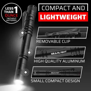 Stilou Lumina Portabil Mini Lanterna LED 1000 lumeni cu 1 Switch Mode led lanterna Pentru dentist și pentru Camping, Drumetii