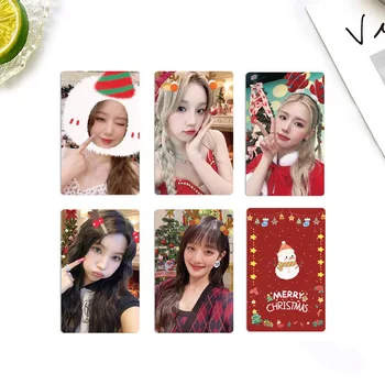 5pcs/set KPOP (G)I-DLE Nou Album de Crăciun Felicitare YUQI LOMOCard MEIYEON Minnie Soyeon SOOJIN Cadou carte Poștală Carte de Colector