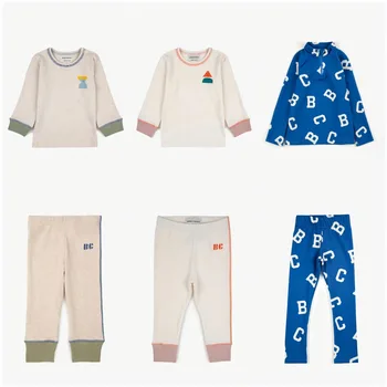2023 BC Brand Toamna Copii cu Maneca lunga T-shirt și Legging Set de Iarna Fată Băiat Homewear Set Tipărite Copii Tee Gâfâi Costum