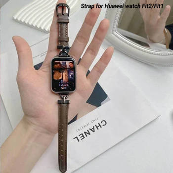 Curea din piele pentru ceas Huawei Fit2 Sport Watchband pentru Huawei watch a se Potrivi 2/1 Bratara Smartwatch Femeie Brățară Accesorii