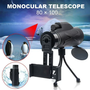 Telescop Monocular Pentru Smartphone-Uri Telefon Mobil Puternic Zoom Domeniul De Aplicare Militare De Vânătoare Optice Profesionale Drumeții Display