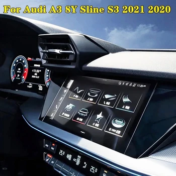 Masina de Ecran Protector Navigator Protecție de Sticla Folie Protectoare Pentru Audi A3 8Y Sline S3 2020 2021 Sedan Hatchback