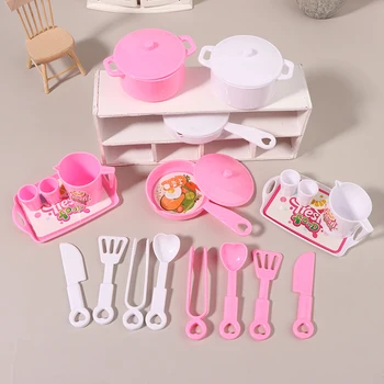 1set casă de Păpuși în Miniatură ustensile de Bucătărie Mucegai Casă de Joacă Jucărie de Păpuși Mini Bucătărie, ustensile de Bucătărie Accesorii Decor