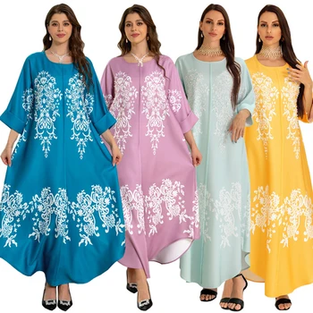 Margele Plus Dimensiune Rochii Femei Rochie De Seară De Lux Pulover De Vara Rugăciune Haine Roz Femeile Islamului Ramadan Transport Gratuit Arabi