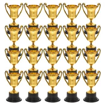 20 Buc Copiii Recompensa Trofeu Recompensa Premii, Trofee Sportive Premiile De Fotbal Cadouri Trofeu De Fotbal Decor Pahar De Plastic Trofeu De Aur