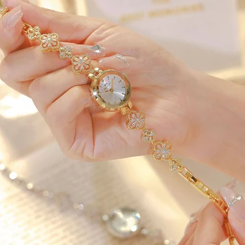 2024 Noi Femeile Ceas De Aur De Lux Elegant Brățară Ceas De Mână Ceas Mic De Moda Casual, Doamnelor Ceasuri Cadou Pentru Prietena