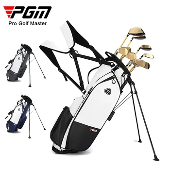 PGM Golf Stand Sac Poate Deține Toate Seturile Cluburi de Sport în aer liber Portabil de Mare Capacitate, Saci de Golf Impermeabil Golf Club Set Geanta QB073