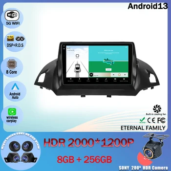 Android 13 Pentru Ford Kuga Escape 2 3 2012 2013 2014 2015 2016 2017 2018 2019 Radio Multimedia Player Video Atingeți de Navigare GPS