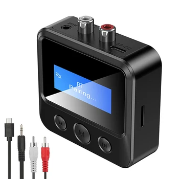 Bluetooth 5.0 Transmițător Receptor Wireless Adapter USB, 3.5 mm AUX RCA Pentru TV, PC, Casti Stereo HIFI Auto Cablu Audio