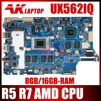 UX562IQ Placa de baza Pentru ASUS ZenBook Flip 15 UX562I UX562 Laptop Placa de baza R5-4500U R7-4700U CPU 8GB 16GB-memorie RAM 100% test de munca