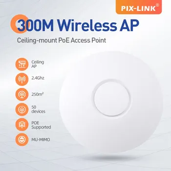 PIX-LINK CWR01 UE WiFi 300Mbps Montat pe Perete Punct de Acces Wifi Wireless 2.4 G Plafon de Interior Modul AP Long Range