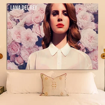 Lanasat Del Rey Personalizate Tapiserie De Perete Decor Dormitor Tapiserii Tăblii Kawaii Cameră Decor Estetic Acasă Decorative