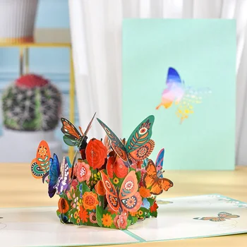 3D Pop-Up Fluture Carduri de Ziua de nastere, Mamele Zi Aniversară Ziua Îndrăgostiților pentru Copii pentru Femei pentru Toate Ocaziile Felicitare Handmade