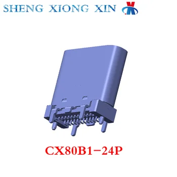 5pcs/Lot 100% Nou CX80B1-24P BAIE Conector USB CX80B1 24Pin 3.1 USB-C de TIP C USB