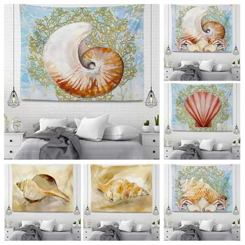 Decor de perete estetica acasă tapiserie accesorii agățat mari de material de toamnă minimalist dormitor covor lume subacvatică