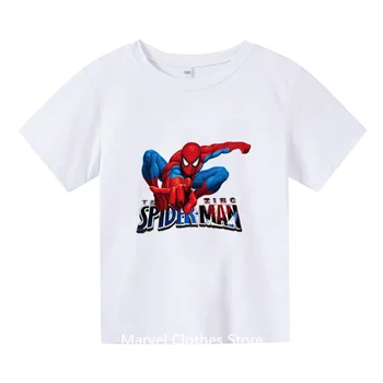 Spiderman coreean T Shirt pentru Copii Haine pentru Baiat de Imprimare T-Shirt Băieți Fete Haine Baieti Copii T-shirt Topuri de Moda Pentru Băiat