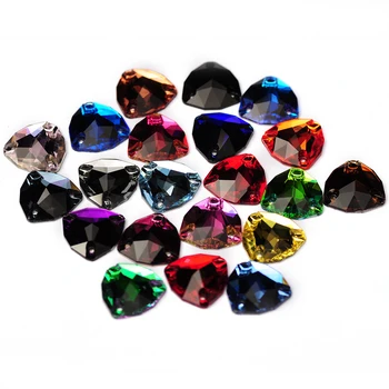 Se amestecă Culorile de Cristal Trilliant Strass Coase pe pietre de Cusut K9 Sticlă Ambarcațiunile de Sticlă, Pietre pentru Rochii de Mireasa Decor