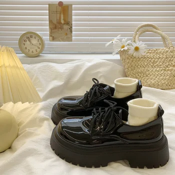 Pantofi Med Femei Papuci Bej cu Toc Sandale Încălțăminte de Iarnă 2023 Negru Moale Rotund Toe Roma Retro de Bază PU Cauciuc Copita