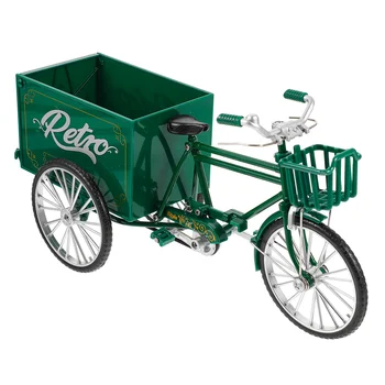 Retro Bike Ghiveci de Flori Tricicleta Model de Decorare Ziua de nastere pentru Fete Desktop Ornament