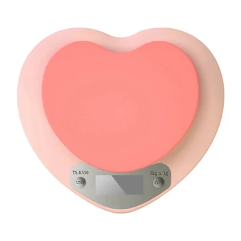 1 Bucată Mare Buton în Formă de Inimă Alimente Scară de Gatit 3 Unități (1G/5Kg Reîncărcabilă Tip)