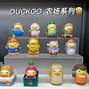 Duckoo Ferma Serie Mister Cutie 1 buc/12pcs Popmart Orb Cutie Duck Farm Împingător Rață, Porc Beetle Paie Jucărie Drăguț Cadouri