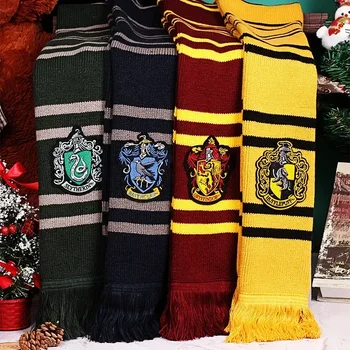 Gros Și Cald Hariied Potter Eșarfă Viperinilor Hogwarts Universitatea Insigna Accesoriu De Moda Cercetasi Hermione Esarfa Cadou
