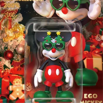 Autentic Disney 200% Mickey Crăciun Speciale de Ridicare 15cm Joc Valul de Mână Cadou de Anul Nou Cadou Pentru Prietena Decor Nou Stoc