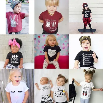 Cele Mai Noi Baby Boys T-Shirt Pentru Copii Topuri Din Bumbac Pentru Copii Haine Fata Copil Teuri Copii Tricou Tricouri De Îmbrăcăminte Pentru Sugari 1 2 3 Ani