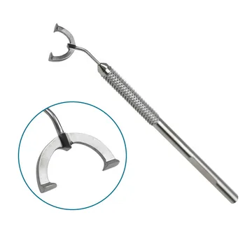 1buc Oțel Inoxidabil Fin Cap Oftalmic Marker Cârlig Ochi Chirurgie Marker pentru Instrumente Oftalmice 115mm
