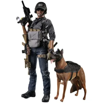 Echipa Seal 1/6 Soldat cu Câinele Figurine Mobile Model de Colectie Statuie