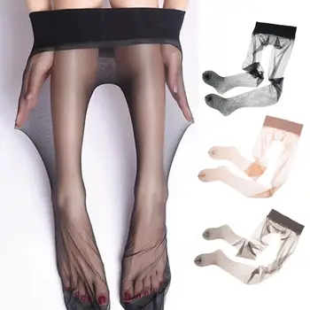 Durabil Ciorapi Ultra-subțire Chilot Transparent Ciorapi de Lină Pur Colanti pentru Femei Culoare Solidă Ciorapi de Nailon cu un nivel Scăzut