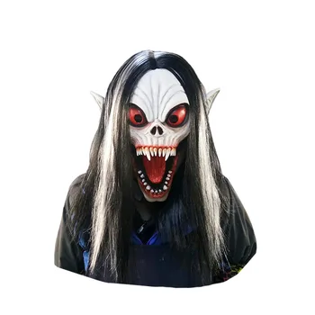Petrecere De Halloween De Groază Masca Vampiri Morbius Costume Cosplay Accesorii Proprietate Latex Articole Pentru Acoperirea Capului