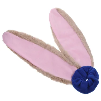 Urechi de iepure Banda Tiara pentru Femei Aldult Bunny Benzi textile Cosplay Elastice Elastice de Păr Copilul Coada de cal Titular