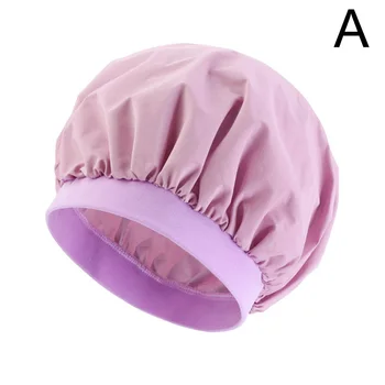 1 BUC Permanent capac rezistent la apa culoare Solidă Baotou capac Baie capac de Frumusete cap de Spălare și gargara pălărie pălărie Elastic Femei pălărie