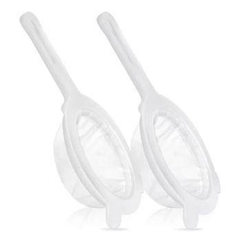 2 Buc De Plastic Nylon Alimentare Filtru Iaurt Sită Cu Ochiuri Cu Mâner Pentru Bucătărie Stoarcere 120/200 Ochiurilor De Plasă