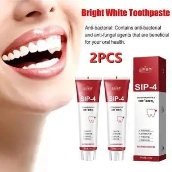 2 BUC Sip-4 100g Probiotice Pasta de dinti Strălucire & Pata Proaspătă Albi Dintii Sp-4 Pasta de dinti Pasta de dinti Eliminarea Respiratia urat mirositoare