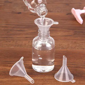 10buc/lot Mini Pâlnie de Umplere Sticla Goala de Ambalare Instrument Pentru a Călători din Plastic Mini Mici Pâlnii Pentru Parfum Lichid Esențiale
