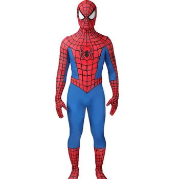 Peter Parker Spiderman Cosplay Costum Zentai Halloween Costum De Super-Erou Costum Salopeta Zenzai Costum Pentru Barbati Femei Copii