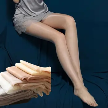 Sexy Lucios 3D fără Sudură Subțire Chilot Ulei Stralucitor Ciorapi Dresuri Legging Pentru Petrecerea Doamnă Birou Ciorapi Anti Cârlig Ciorapi 2023