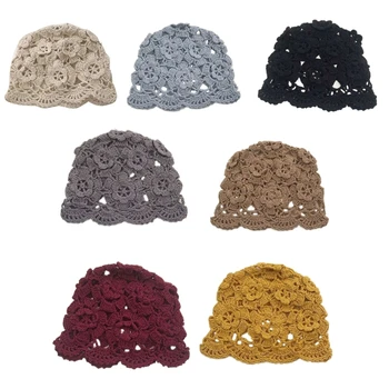 La Modă Bumbac Croșetate Palarie De Soare La Modă Tricotate Pălărie