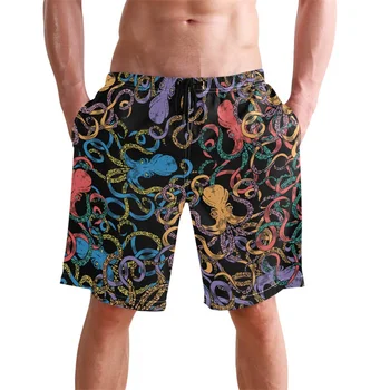 Paisley Rezumat Grafic pantaloni Scurți Pantaloni 3D pline de culoare de Imprimare Hip Hop y2k Bord pantaloni Scurți de Vară Hawaii costum de Baie Rece Surf Trunchiuri de Înot
