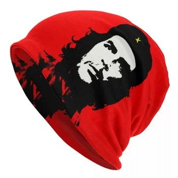 Che Guevara Capota Pălărie Tricotate Pălării Bărbați Femei Hip Hop Unisex Pentru Adulti Cuba Cubanez Socialismul Libertatea De Iarnă Caldă Chelioși Căciuli Capac