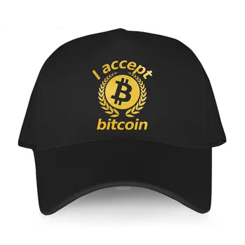Femei la modă capac Accept Bitcoin Bărbați șepci de baseball pentru Bumbac BTC Cryptocurrency Crypto Blockchain Grafic omul clasic vintage hat