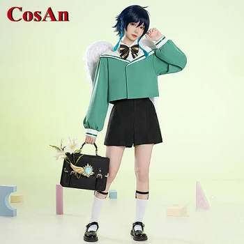 CosAn Joc Genshin Impact Venti Cosplay Costum Copil Serie Dulce Minunat Uniformă Activitatea De Petrecere, Joc De Rol Îmbrăcăminte