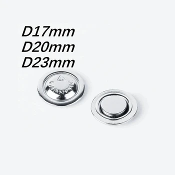 NdFeB N38 D17/D20/D23mm mai Multe Specificatii Super Magnetic Puternic în Piept Etichete Metalice Magnet Brand Insigna pentru Hotel/Birou