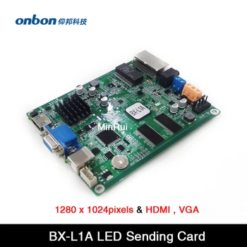 Onbon BX-L1A Perete Video LED Display Ecran Trimiterea Suport pentru Card HDMI , VGA ,1280 x 1024pixels,lucru cu Rceciving Card