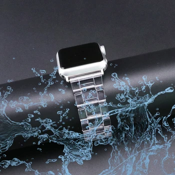 Trupa clar pentru Apple Watch Seria 9 8 7 6 5 4 Rășină Transparentă Curea pentru Iwatch Ultra 2 49mm trupa 38mm 40mm 42mm 44mm 41mm 45mm