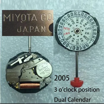 Accesorii ceas nou original Japonez dublu calendar 3-punctul de circulație potrivit pentru 2005 cuarț circulație